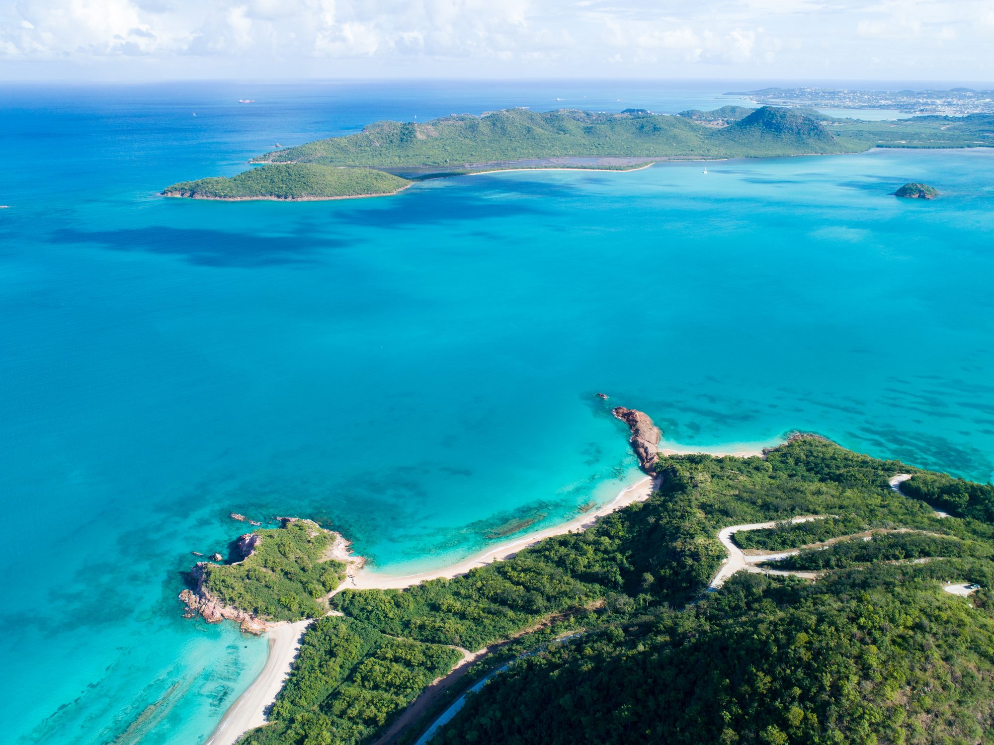 The Pearns Point coastline, setting for the two signature residences